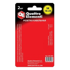Кабельный разъем QUATTRO ELEMENTI розетка кабельная сварочного аппарата SК 16-25 ( до 200  (641-961)