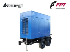 Дизельный генератор Азимут ЭД-120-Т400-1РПМ20 FTP-Iveco на шасси в капоте