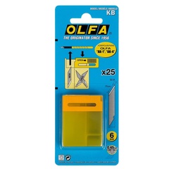 OLFA 25 шт, 6 мм, перовые лезвия для ножа OL-AK-1 (OL-KB)