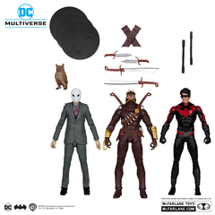 Фигурка McFarlane Toys DC: Nightwing vs Talon & Owl (Batman: The Court of Owls) 3-pack