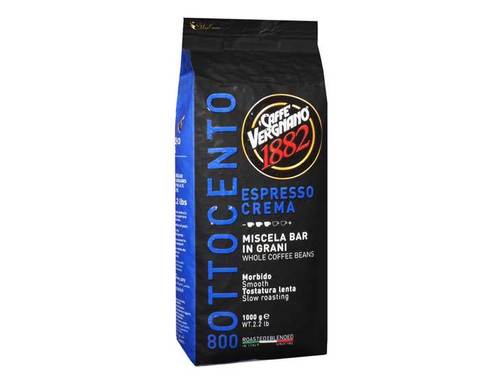 Кофе в зернах Vergnano Espresso Crema 800, 1 кг