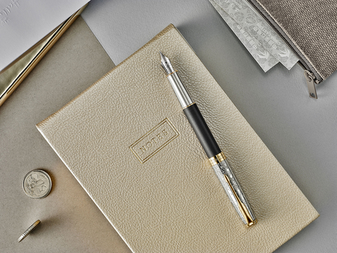 Ручка перьевая Parker Sonnet, Matte Black GT, F (2054834)