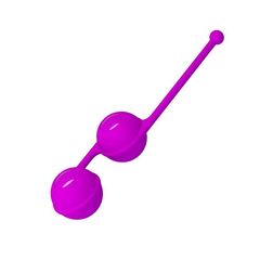 Лиловые вагинальные шарики Kegel Tighten Up III - 