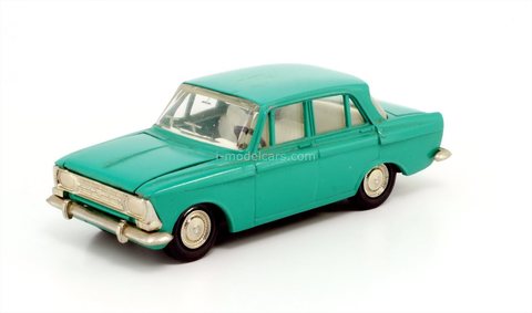 Moskvich-412 green (plastic bottom) Agat Tantal Made in USSR 1:43