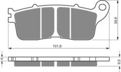Тормозные колодки дисковые 323 S33