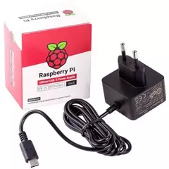 Raspberry Pi 4 Model B Блок питания Official Power Supply Retail, Black, 5.1V, 3A, Cable 1.5 m, USB Type С output jack, для Raspberry Pi 4 B (187-3417)(187-3425) (914886)(RASP4232)(RASP4234) 187-3425