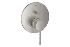 GROHE Essence 24167DC1 Внешняя часть смесителя для ванны скрытого монтажа на 2 потребителя, круглая, суперсталь фото