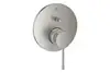 GROHE Essence 24167DC1 Внешняя часть смесителя для ванны скрытого монтажа на 2 потребителя, круглая, суперсталь