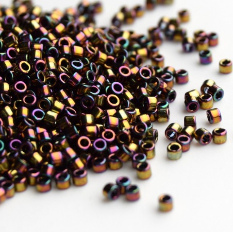 DBM-0023 Бисер цилиндрический Миюки делика 10/0 /Miyuki delica 10/0 Metallic Gold Irs