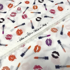 итальянский шелк с помадой фото