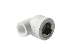 67-0-586 Угольник PP-R, переходной, внутренняя резьба, 25ммх3/4