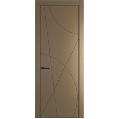 Межкомнатная дверь эмаль Profil Doors 4PA перламутр золото глухая