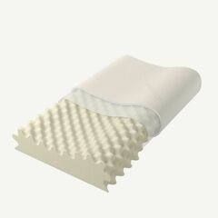 Подушка из латекса Green Massage, 60x10/12x37