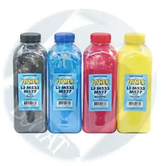 Тонер БУЛАТ для HP Color LJ M553, LJ M577 (Жёлтый, банка 165 г), химический