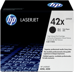 Картридж HP Q5942X для принтеров Hewlett Packard LaserJet 4250/ 4350 (ресурс 20000 страниц)