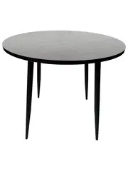 Обеденный стол "Мрамор Марквина белый" круглый