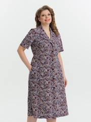 4536 Халат на пуговицах