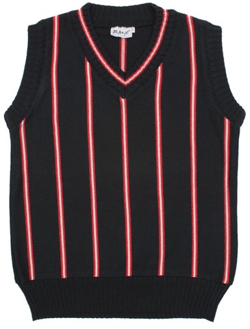 Вязаный жилет в полоску REMIX