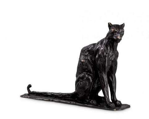 СКУЛЬПТУРА  SITTING PANTHER