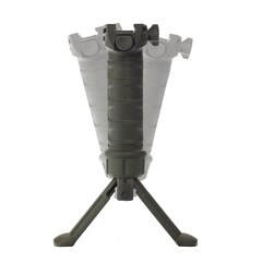 Тактическая рукоятка-бипод с раскладными сошками