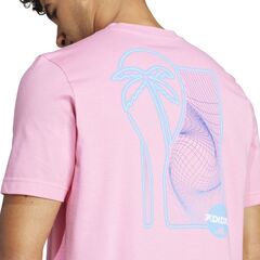 Теннисная футболка Adidas Graphic Play Tennis T-Shirt - bliss pink