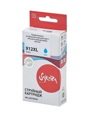 Струйный картридж Sakura 3YL81AE (№912XL Cyan) для HP OfficeJet 8012, 8013, 8014, 8015, 8017; OfficeJet Pro 8022, 8023, 8024, 8025 AIO, пигментный тип чернил, голубой, 10,5 мл., 825 к.