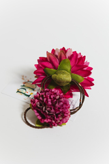 Набор из двух резинок Pankigno Design с цветками хризантемы