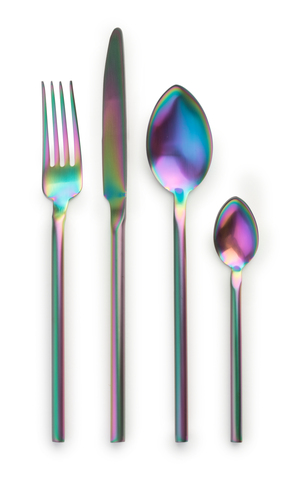 Набор столовых приборов на 6 персон 24 предметов Herdmar Desiree Mat Rainbow 47