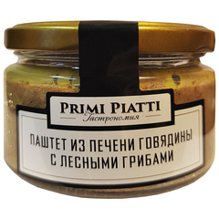 Паштет из печени говядины с лесными грибами PRIMI PIATTI 180 г