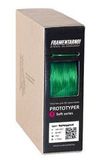 Пластик для 3Д принтера Filamentarno! Prototyper T-Soft прозрачный. Цвет изумрудный, 1.75 мм, 750 грамм