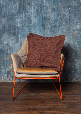 Наволочка декоративная 47х47 Luxberry Velvet коричневая замша