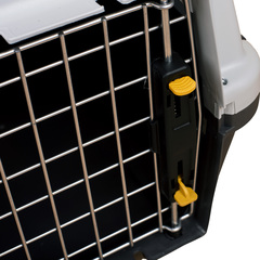 MPS SKUDO 3 переноска с металлической дверцей с замком серая 60х41х40h см