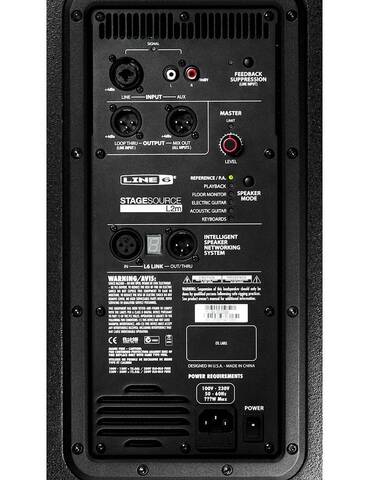 LINE 6 STAGESOURCE L2M интеллектуальная 2-полосная акустическая система, 800 Вт, 1x10' + 1'
