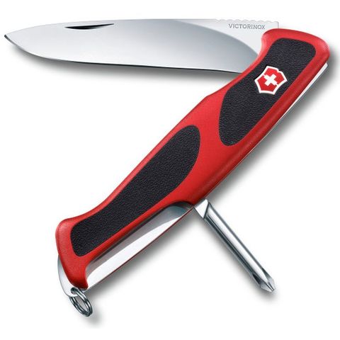 Нож перочинный Victorinox RangerGrip 53 (0.9623.C) 130мм 5функций красный/черный