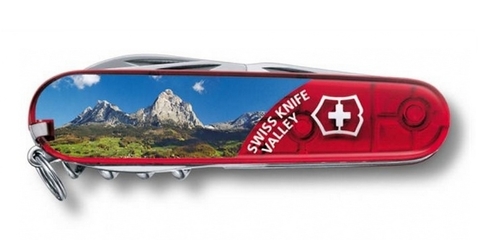 Нож складной Victorinox Climber, 91 mm, Swiss Knife Valley (1.3703.TE9)