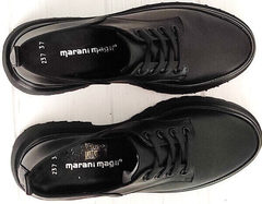 Весенние туфли женские натуральная кожа Marani magli M-237-06-18 Black.