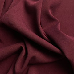 Штапель твил вискозный ш142см 97%rayon 3%спандекс, цвет бордовый
