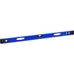 Уровень строительный КОБАЛЬТ 1000 мм, профиль 25 x 60 мм, 3 глазка, 2 ручки, V-образный паз, точность 1 мм/м, литой (243-165)