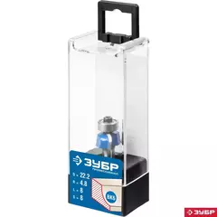 ЗУБР 22.2 x 8 мм, радиус 4.8 мм, фреза кромочная калевочная №2, Профессионал (28702-22.2)