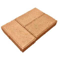 Брусчатка Кирпичик 4 (бежевый), вибропрессование