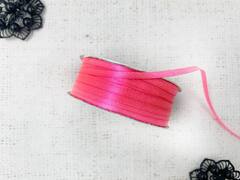 Лента атласная, ш. 3 мм, ярко-розовый