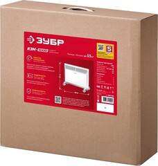 ЗУБР М серия 1 кВт, электрический конвектор (КЭМ-1000)