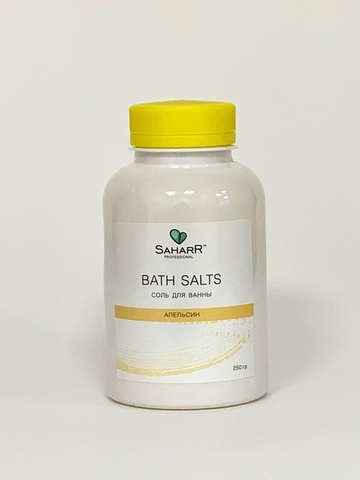 Saharr Соль для ванн апельсин 250 гр