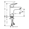 Hansgrohe Logis 71107670 Смеситель для раковины (черный матовый)