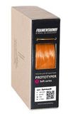 Пластик для 3Д принтера Filamentarno! Prototyper T-Soft прозрачный. Цвет оранжевый, 1.75 мм, 750 грамм