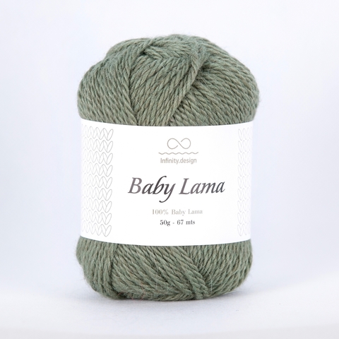 Пряжа Infinity Baby Lama 9053 зеленый мох