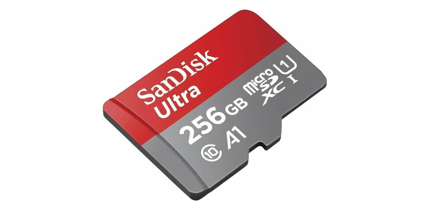 Карта памяти microSDXC 256GB SanDisk Class 10 Ultra (SD адаптер) UHS-I U1 A1 120MB/s