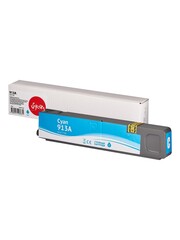 Струйный картридж Sakura F6T77AE (№913A Cyan) для HP PageWide 352dw, MFP377dw, 377dn; Pro 352dn, 452dn, 452dw, 477dn MFP, 477dw MF, 552dw, 577dw MFP, 577z MFP, Managed P55250dw, Managed MFP P57750dw, пигментный тип чернил, голубой, 55 мл., 3000 к.