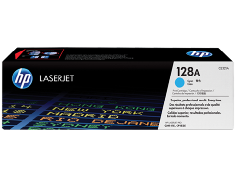 Картридж лазерный цветной original 128A CE321A голубой (cyan), до 1300 стр - купить в компании MAKtorg