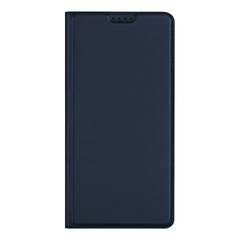Чехол книжка из PU кожи синего цвета от Dux Ducis для Honor Magic 7 Pro, серия Skin Pro Series Case